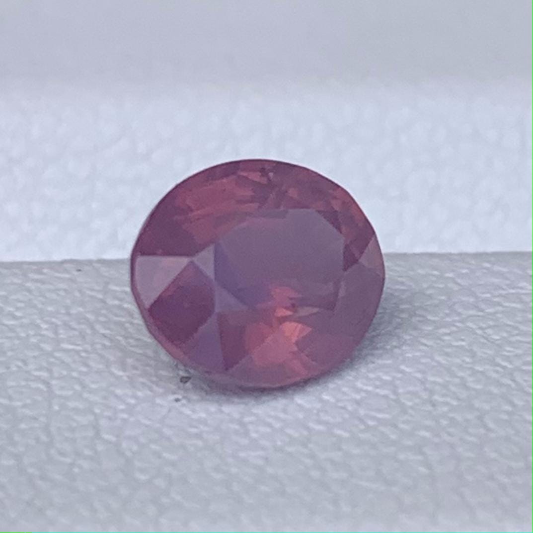 Opalescent Pink Spinel 1.29ct Natural  Oval Cut Rare Glow Gemstone for Fine Jewelry