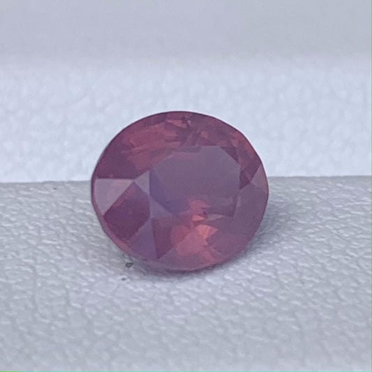 Opalescent Pink Spinel 1.29ct Natural  Oval Cut Rare Glow Gemstone for Fine Jewelry