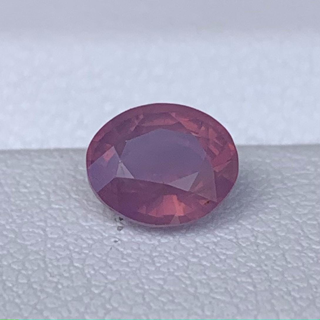Opalescent Pink Spinel 1.29ct Natural  Oval Cut Rare Glow Gemstone for Fine Jewelry
