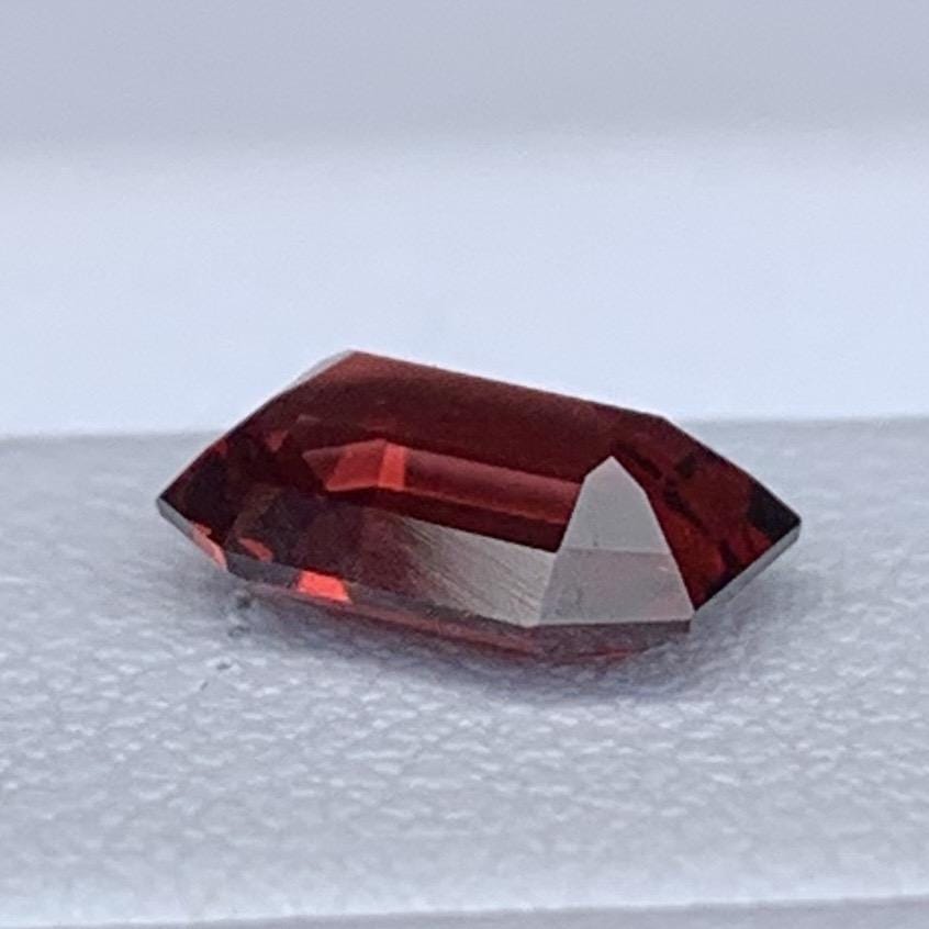 Whiskey Sapphire 1.17ct Unheated  Natural Emerald Cut Golden Brown Sapphire Gemstone