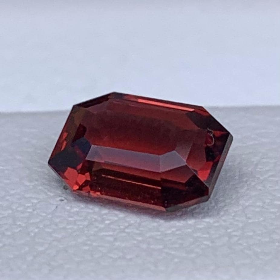 Whiskey Sapphire 1.17ct Unheated  Natural Emerald Cut Golden Brown Sapphire Gemstone