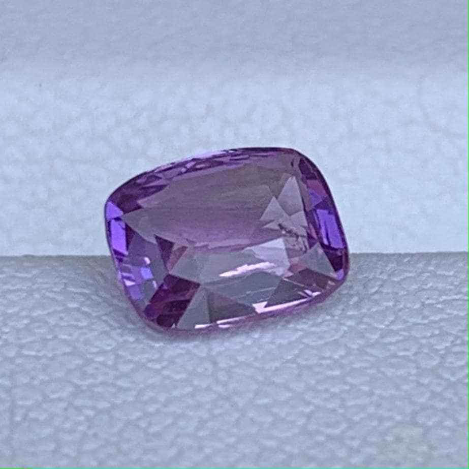 Bi-Color Pink Sapphire 1.07ct Unheated  Natural Cushion Cut Two-Tone Sapphire Gemstone