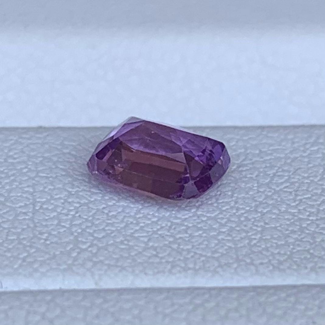 Bi-Color Pink Sapphire 1.07ct Unheated  Natural Cushion Cut Two-Tone Sapphire Gemstone