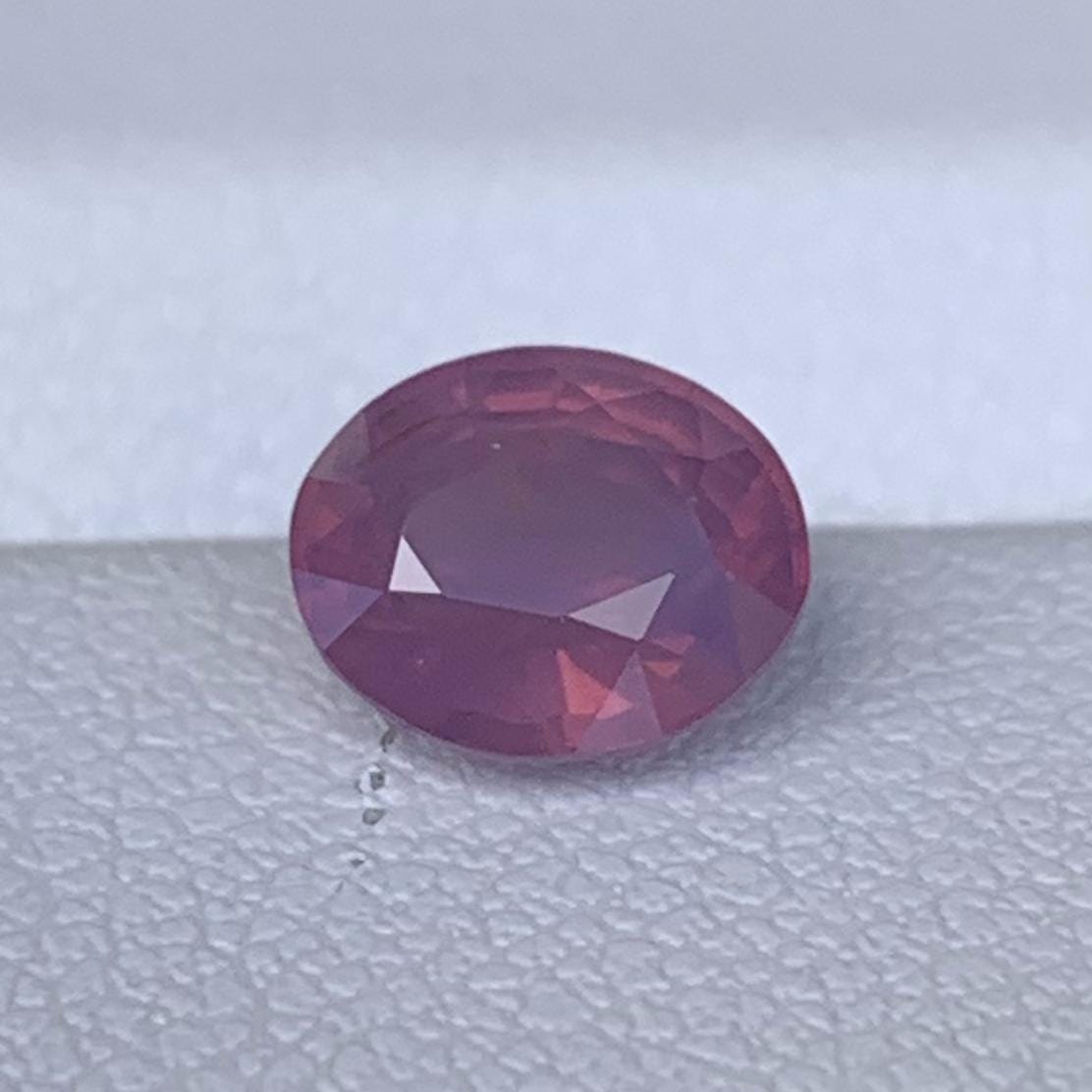 Opalescent Pink Spinel 1.29ct Natural  Oval Cut Rare Glow Gemstone for Fine Jewelry