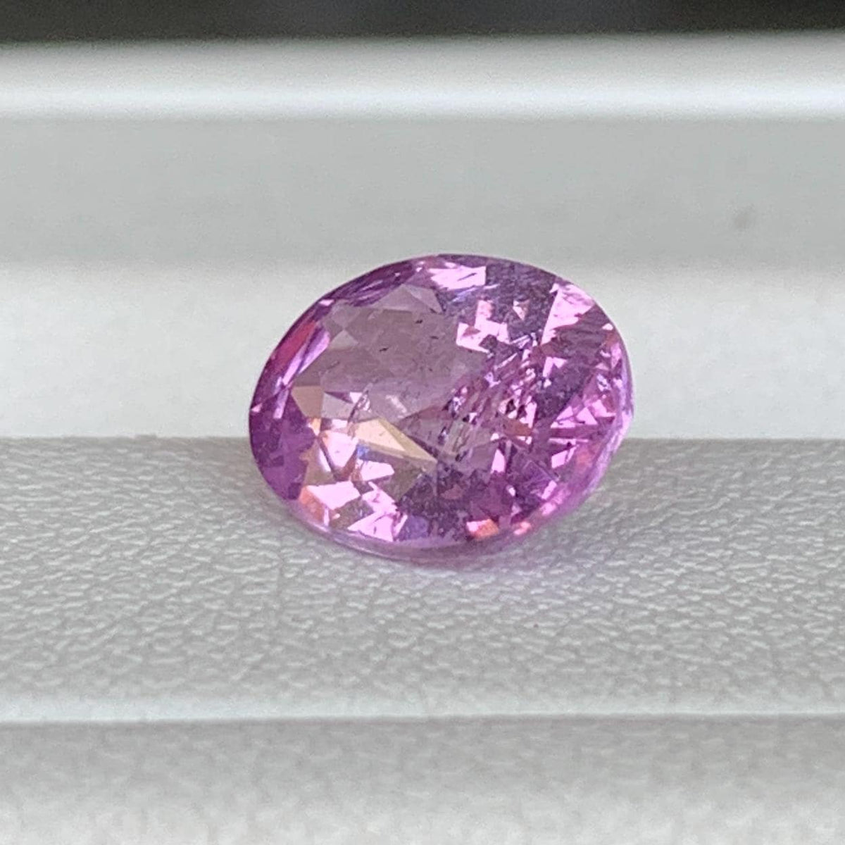 Bubblegum Pink Sapphire 2.03ct Heated  Natural Oval Cut Vibrant Pink Sapphire Gemstone