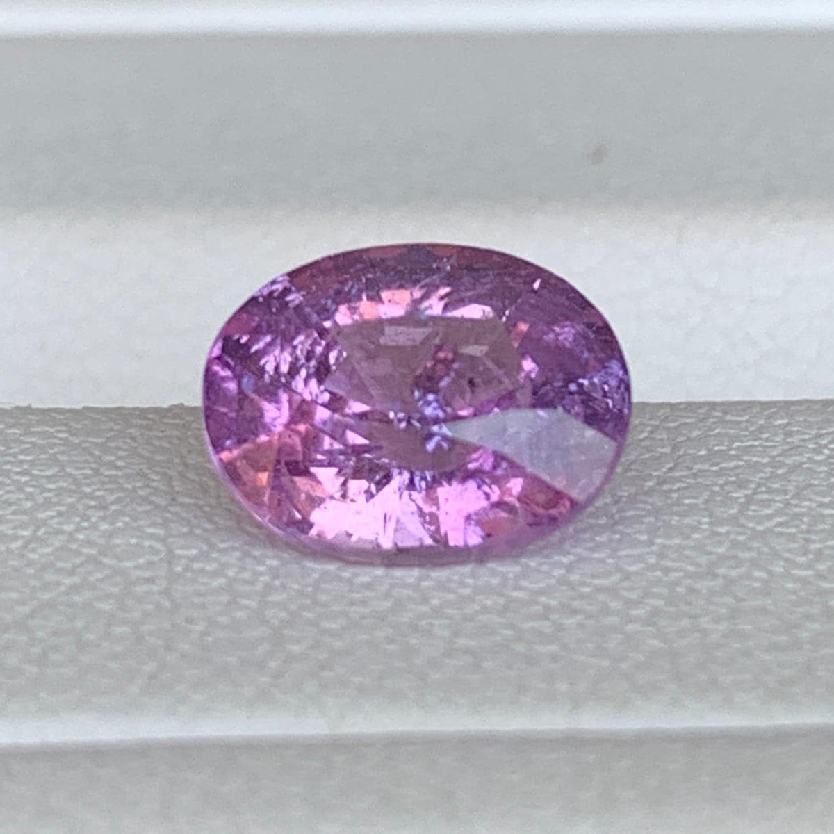 Bubblegum Pink Sapphire 2.03ct Heated  Natural Oval Cut Vibrant Pink Sapphire Gemstone
