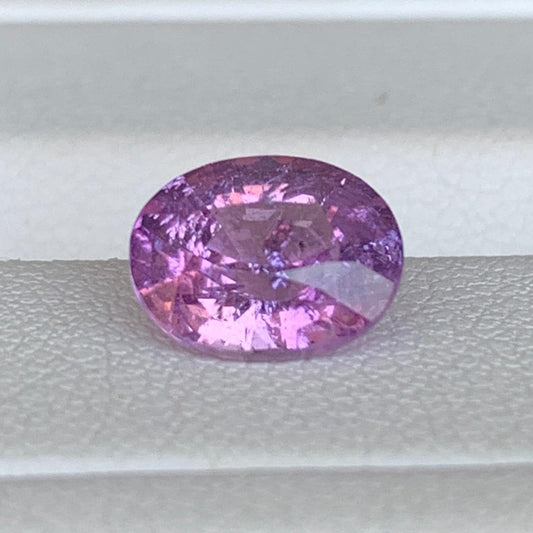 Bubblegum Pink Sapphire 2.03ct Heated  Natural Oval Cut Vibrant Pink Sapphire Gemstone