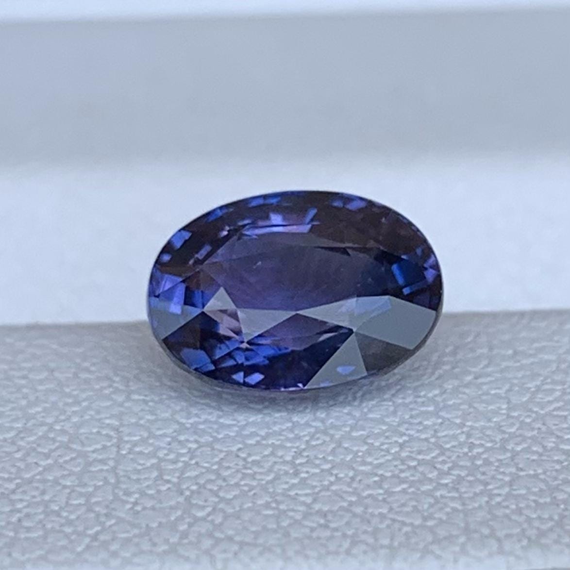 Color Change Violet Sapphire 2.05ct Unheated  Natural Oval Cut Sapphire Gemstone
