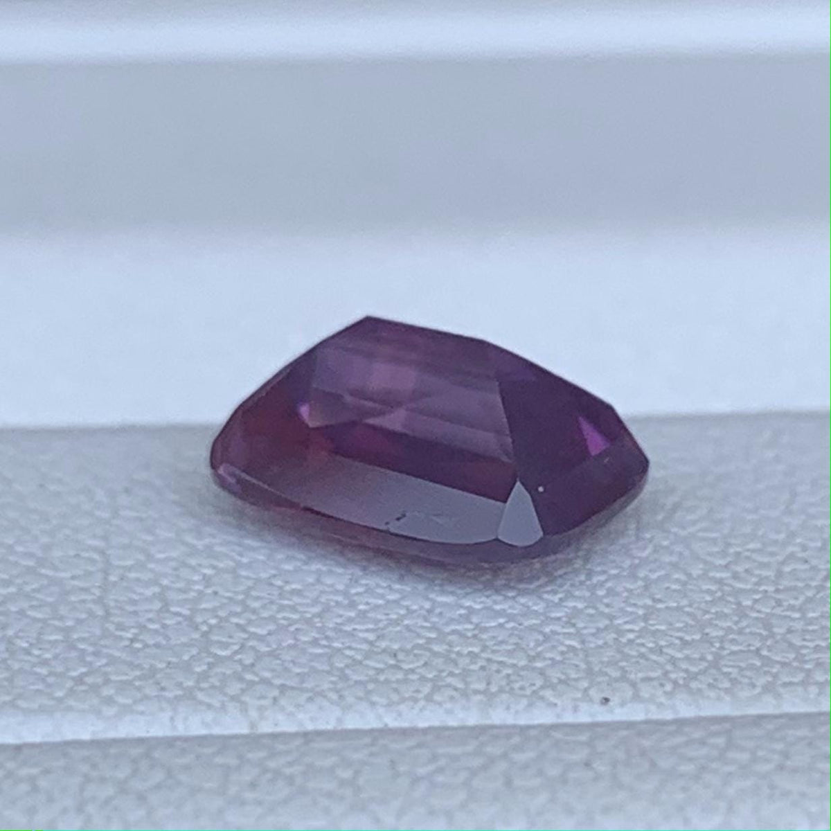 Opalescent Purple Sapphire 2.09ct Heated  Natural Cushion Cut Rare Sapphire Gemstone