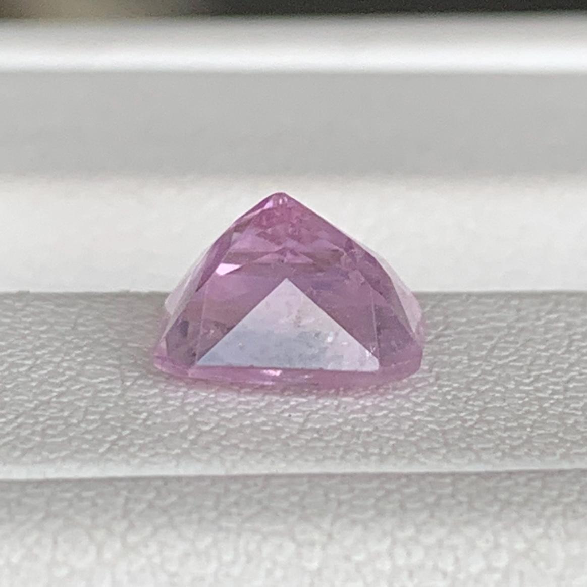 Pink Sapphire 2.84ct Unheated  Natural Radiant Cut Pink Sapphire Gemstone for Fine Jewelry
