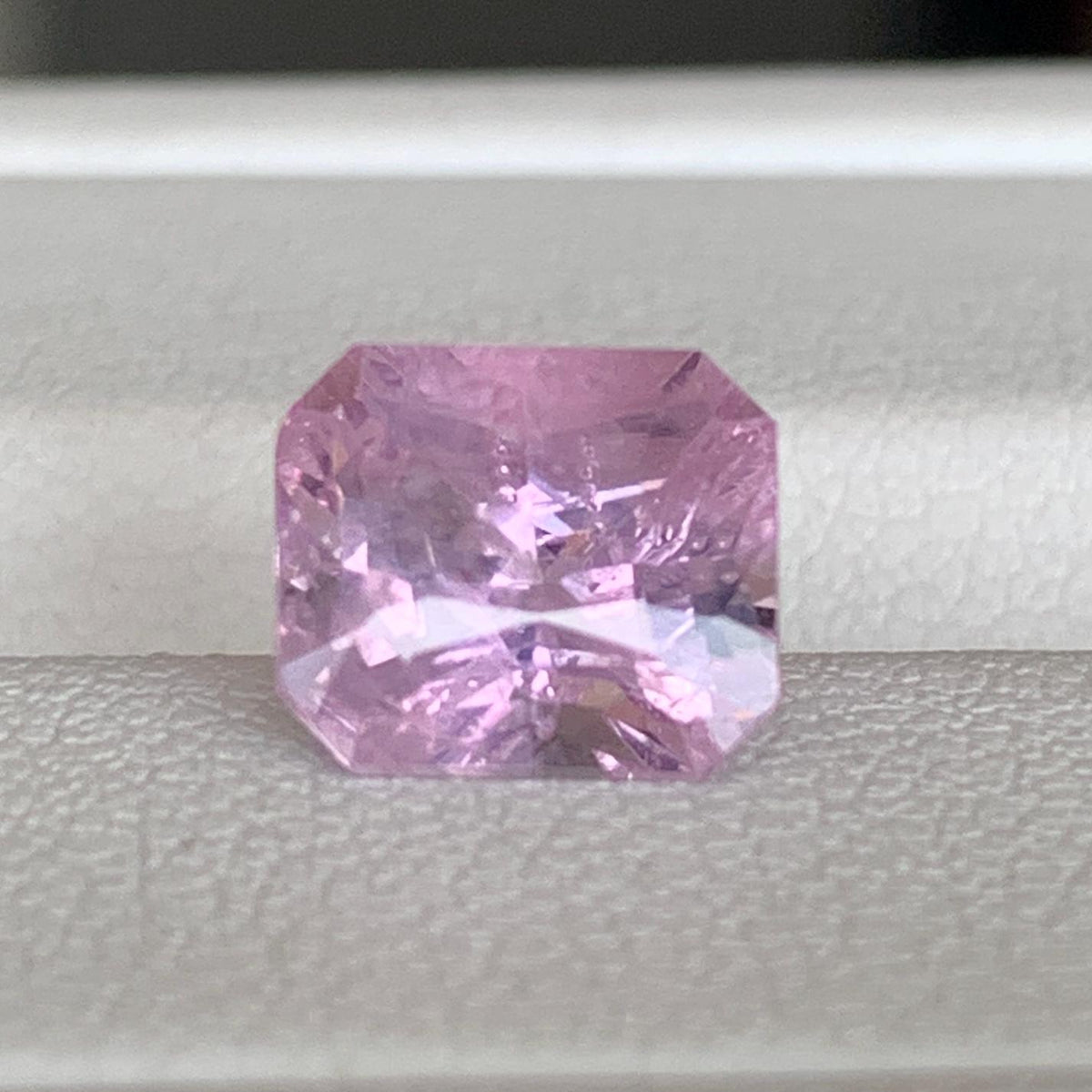 Pink Sapphire 2.84ct Unheated  Natural Radiant Cut Pink Sapphire Gemstone for Fine Jewelry