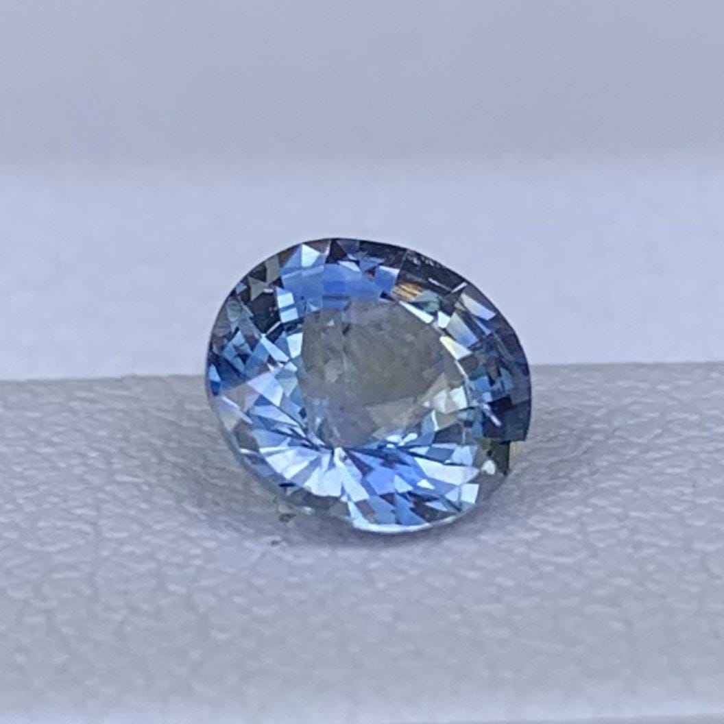 Bluish Bi-Color Sapphire 1.01ct Unheated  Natural Oval Cut Two-Tone Sapphire Gemstone