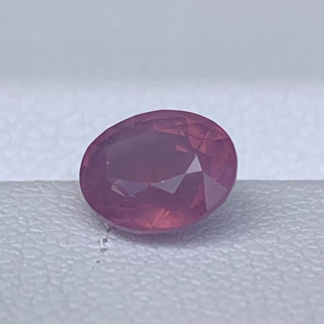 Opalescent Pink Spinel 1.29ct Natural  Oval Cut Rare Glow Gemstone for Fine Jewelry