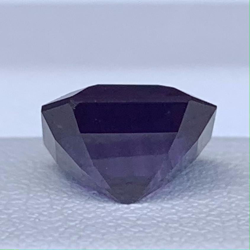 Purple Sapphire 3.00ct Heated  Natural Emerald Cut Violet Gemstone for Fine Jewelry