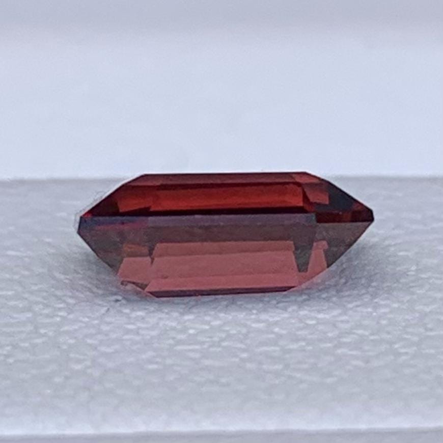 Whiskey Sapphire 1.17ct Unheated  Natural Emerald Cut Golden Brown Sapphire Gemstone