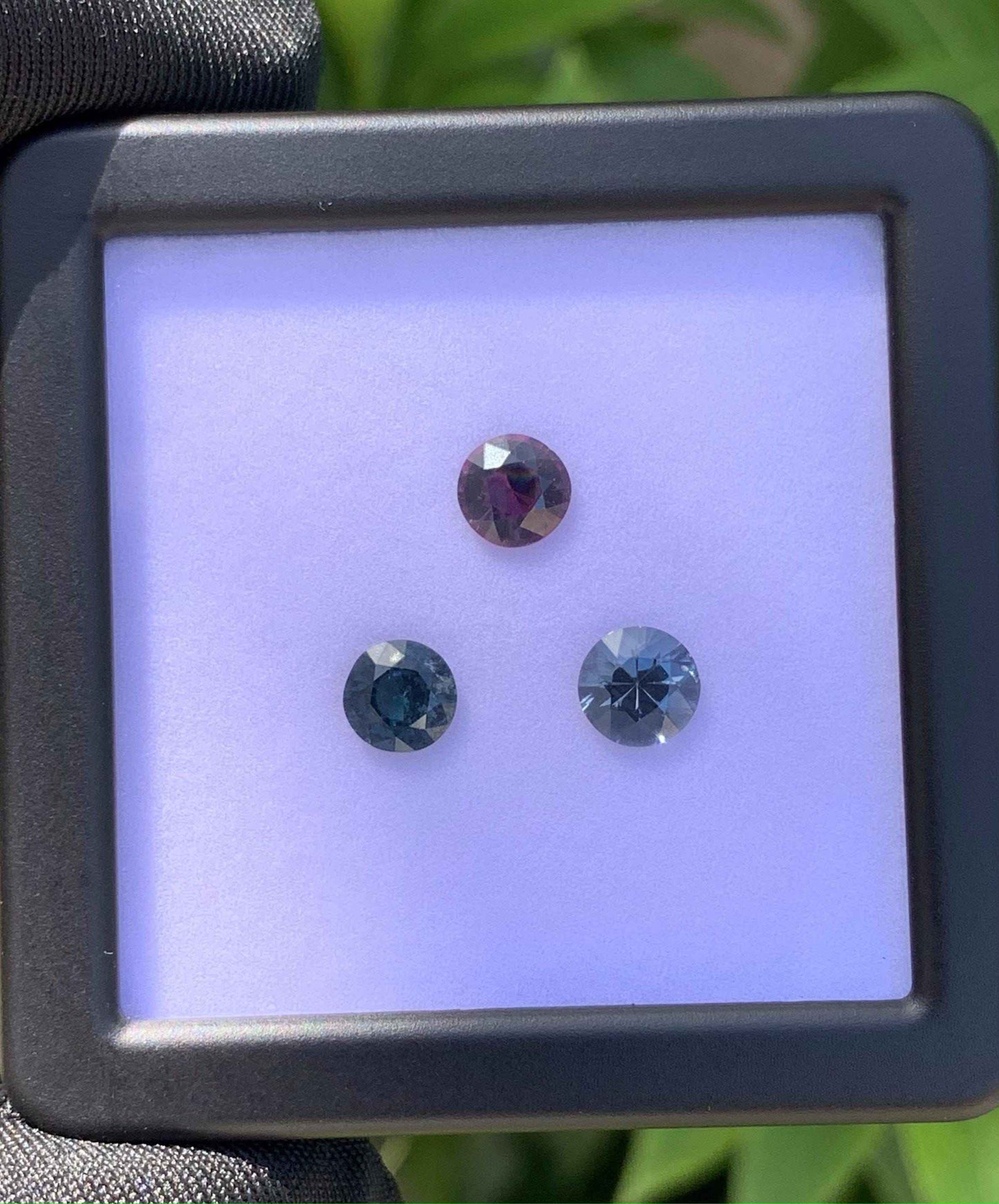 Natural Spinel Parcel 3.16ct Total  Set of 3 Round Cut Gemstones for Fine Jewelry