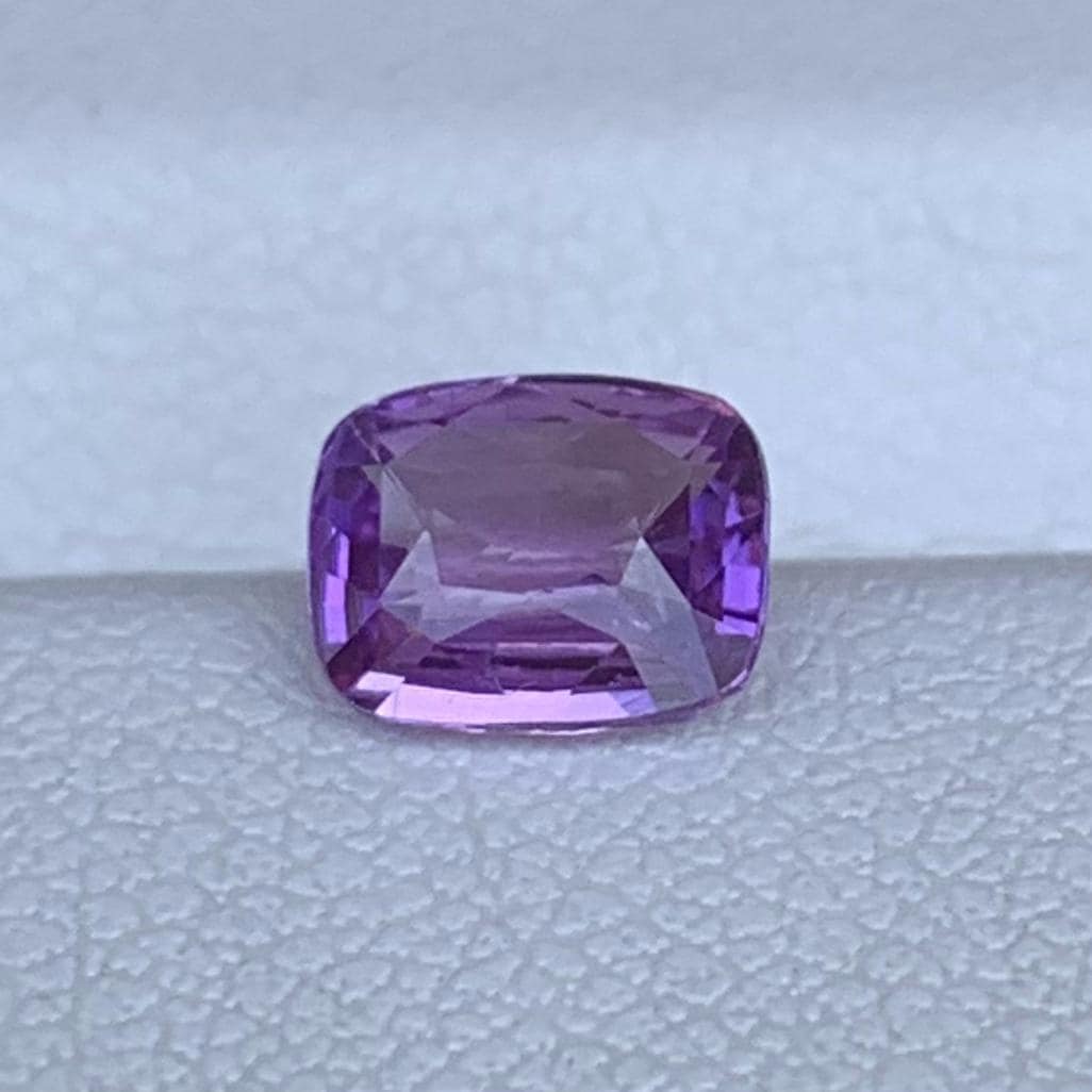 Bi-Color Pink Sapphire 1.07ct Unheated  Natural Cushion Cut Two-Tone Sapphire Gemstone