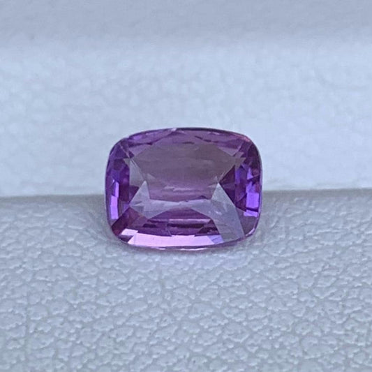 Bi-Color Pink Sapphire 1.07ct Unheated  Natural Cushion Cut Two-Tone Sapphire Gemstone