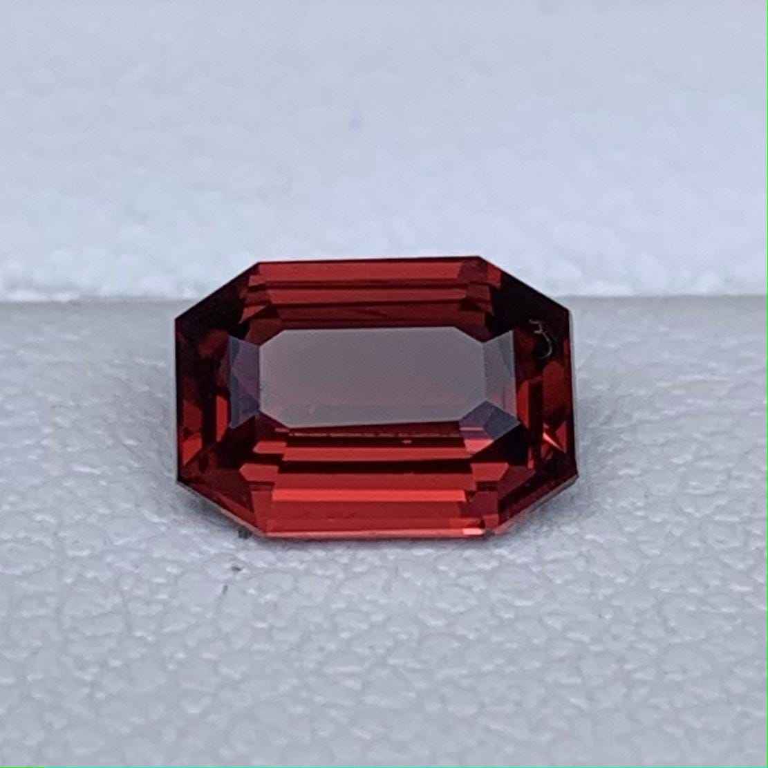 Whiskey Sapphire 1.17ct Unheated  Natural Emerald Cut Golden Brown Sapphire Gemstone