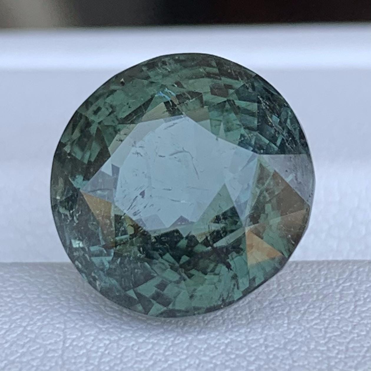 Green Tourmaline 11.89ct Natural  Large Oval Cut Gemstone for Collectors & Fine Jewelry