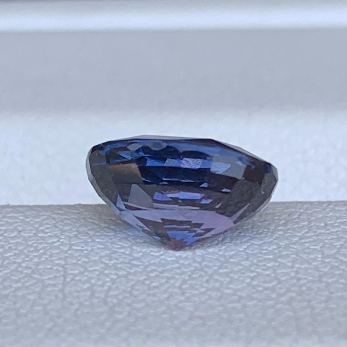 Color Change Violet Sapphire 2.05ct Unheated  Natural Oval Cut Sapphire Gemstone