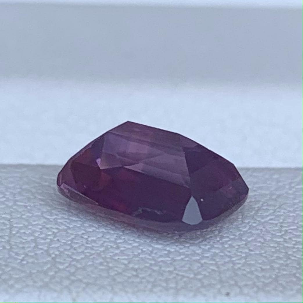 Opalescent Purple Sapphire 2.09ct Heated  Natural Cushion Cut Rare Sapphire Gemstone