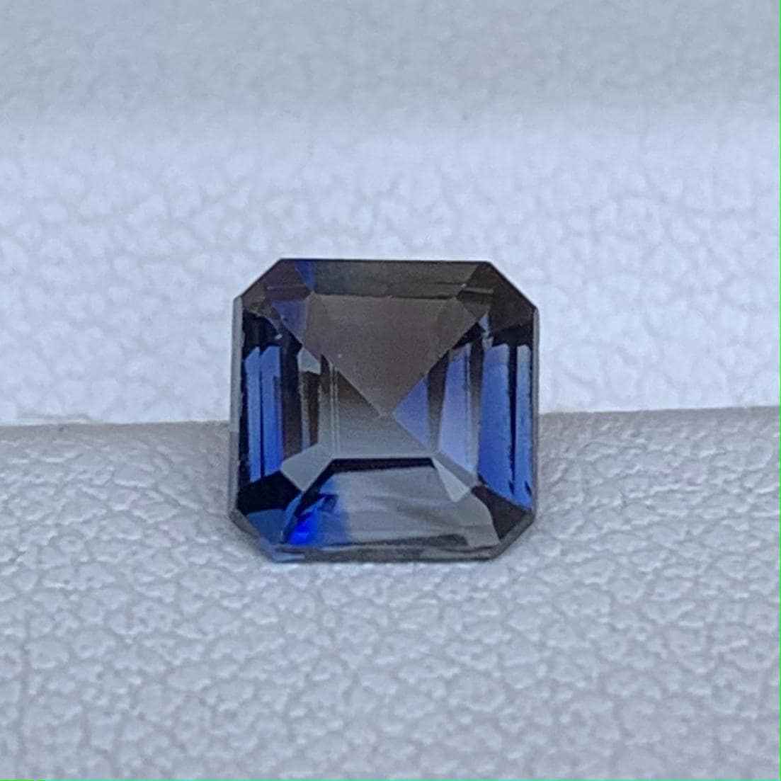 Bi-Color Sapphire 1.08ct Unheated  Natural Emerald Cut Two-Tone Sapphire Gemstone