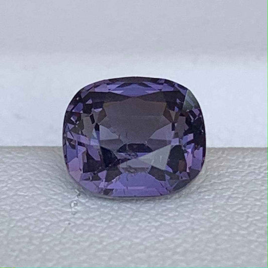 Purple Spinel 2.28ct Unheated  Natural Cushion Cut Violet Gemstone for Fine Jewelry