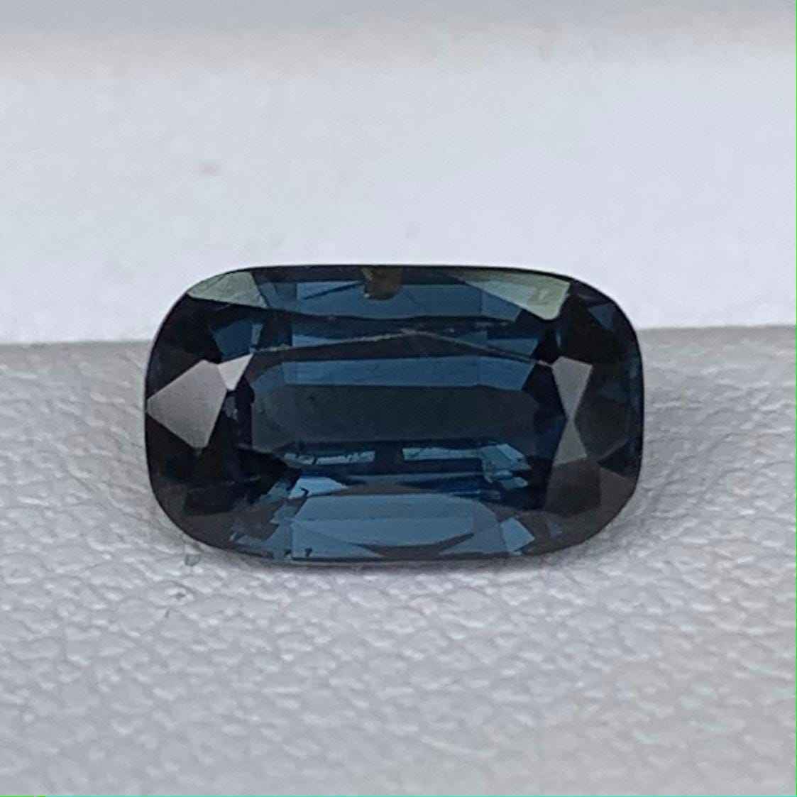 Marine Blue Spinel 1.63ct Unheated  Natural Long Cushion Cut Blue Gemstone for Fine Jewelry