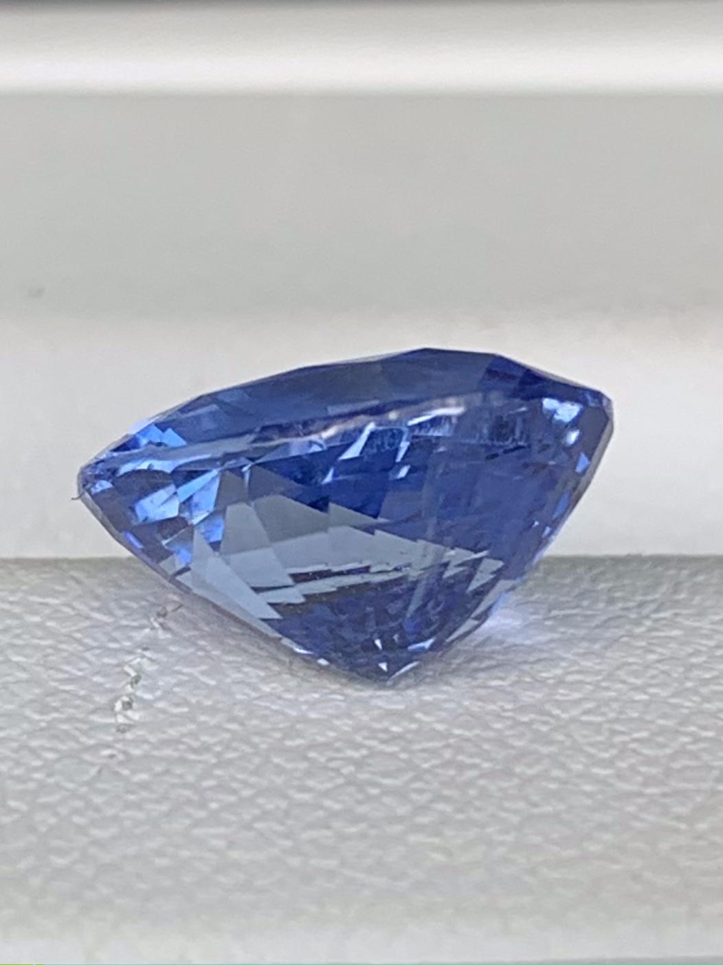 Blue Sapphire 4.10ct Heated  Natural Oval Cut Blue Sapphire Gemstone for Fine Jewelry