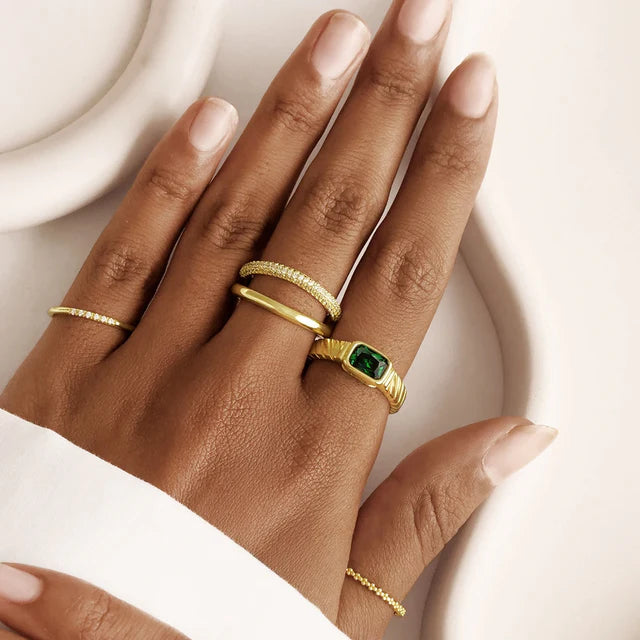 Flux Hoop Ring - Baza Boutique