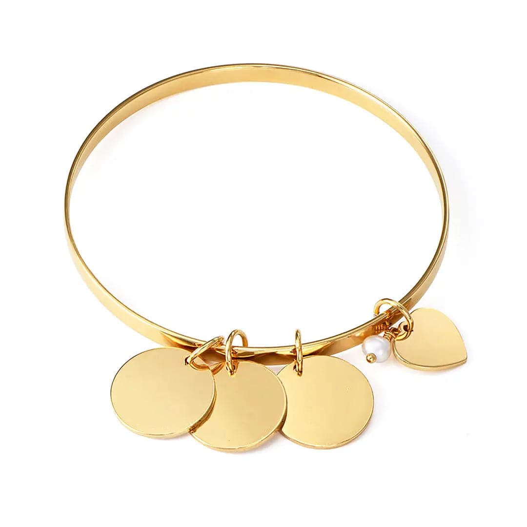Disc Bangle - Baza Boutique
