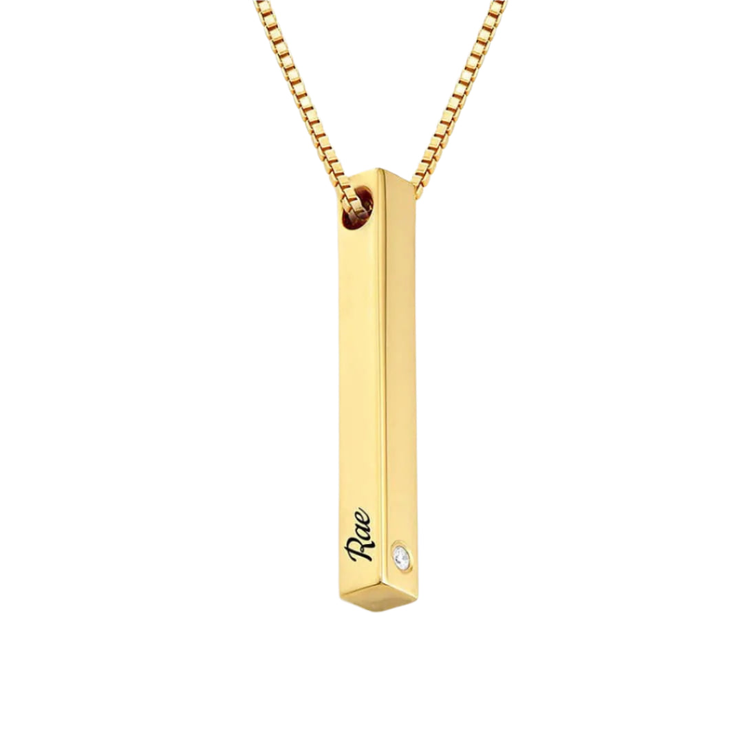 Bar Stone Necklace