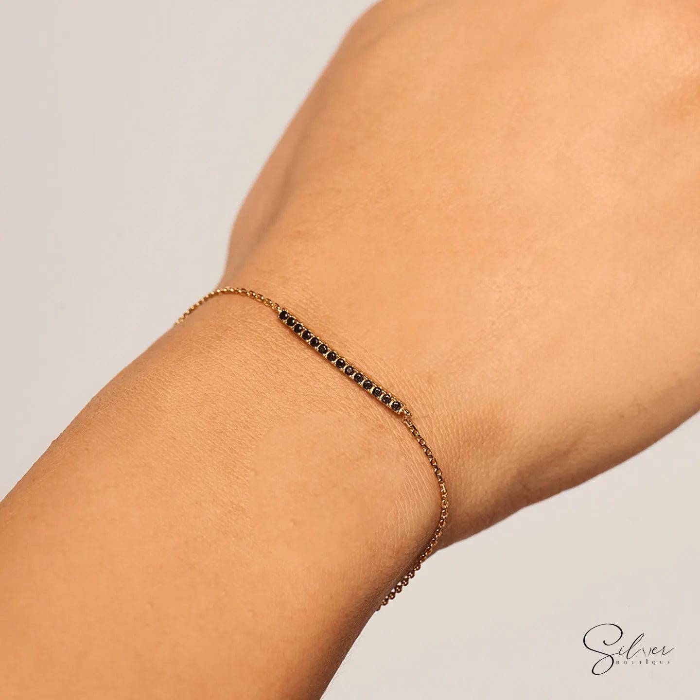 Pavé Bar Bracelet