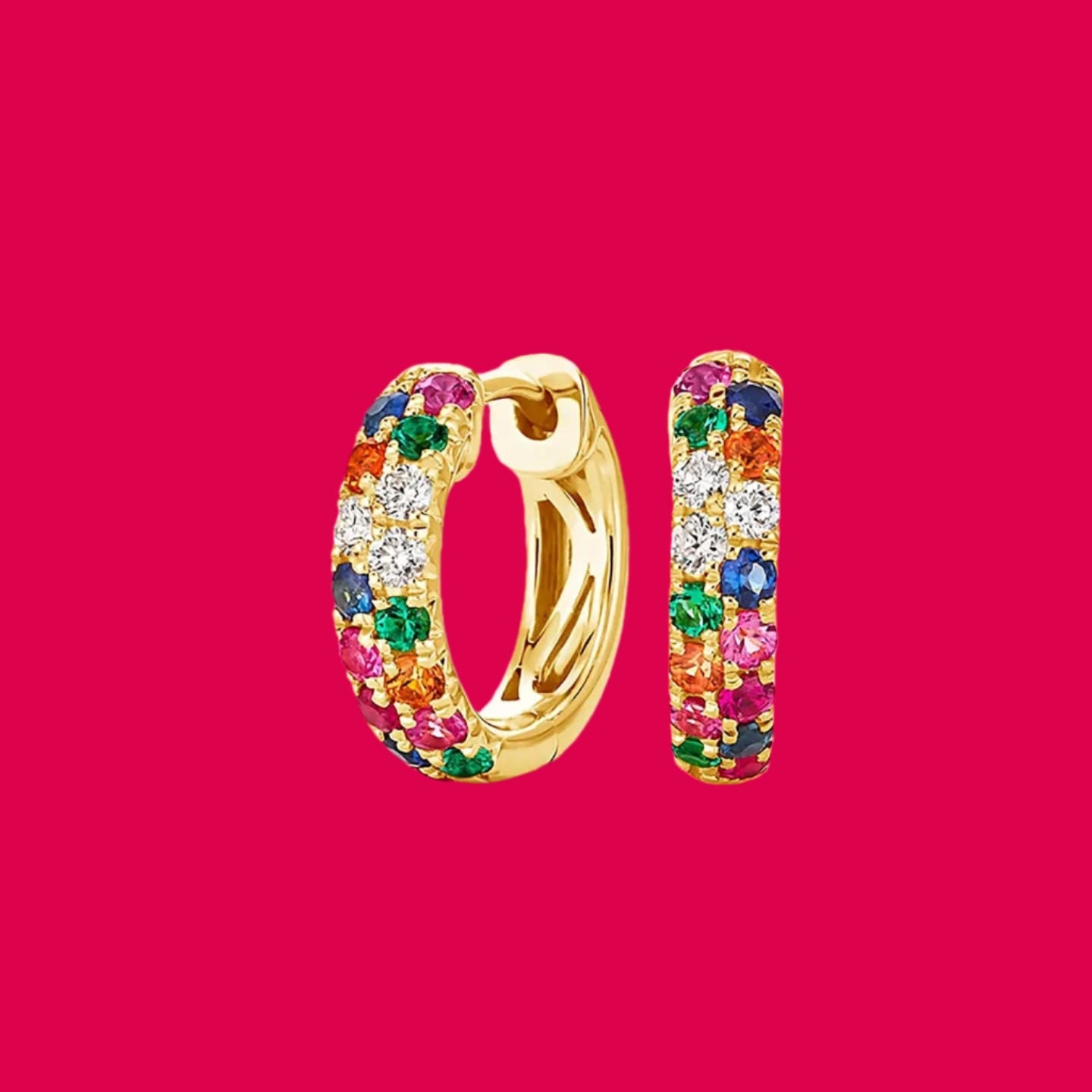 Rainbow Pocket Earrings