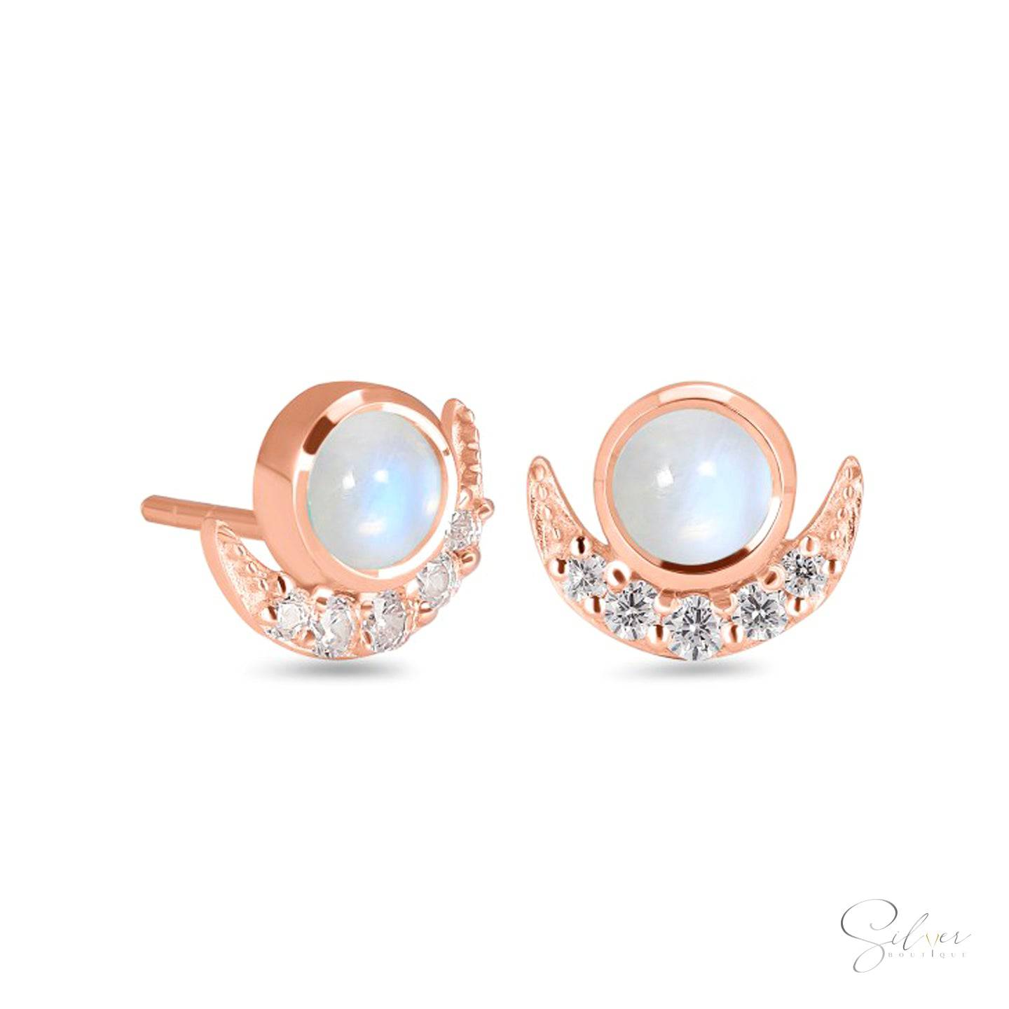 Moonstone Earrings - Baza Boutique