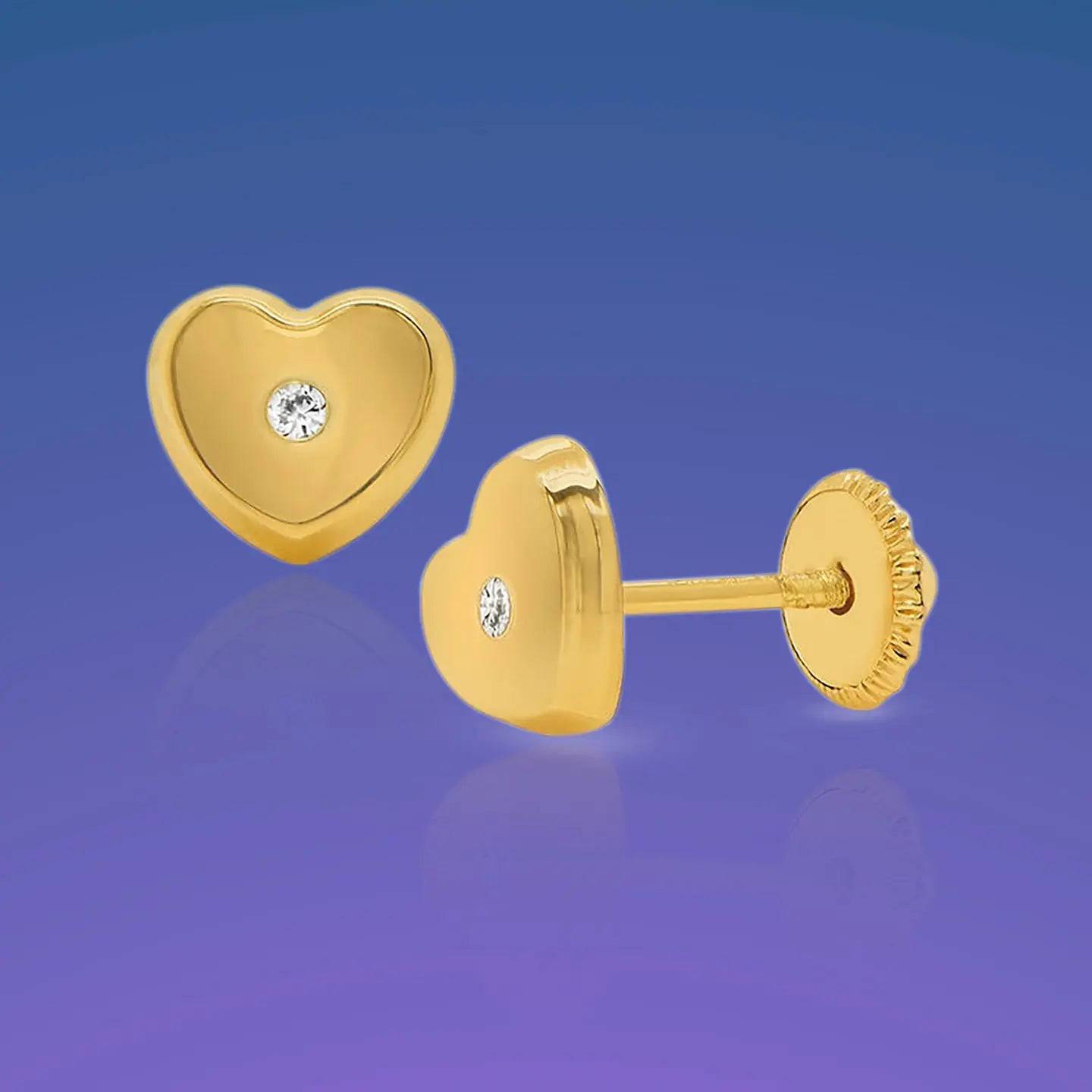 Love Stone Stud Earrings - Baza Boutique
