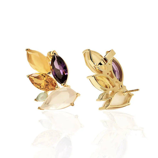 Sterling Silver Angel Wing Earrings: Gifts for Her, Silver Ear Climber Jewelry - Baza Boutique 