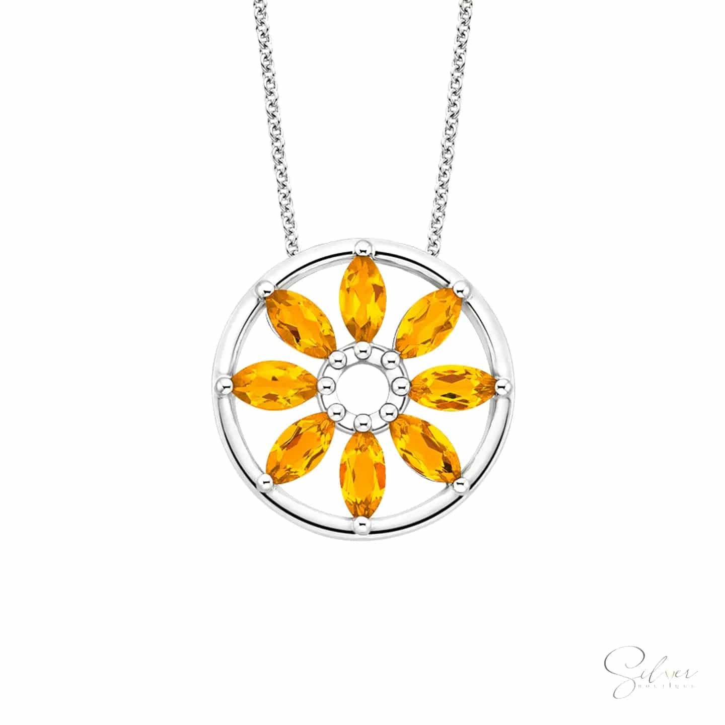 Wheel Necklace - Baza Boutique