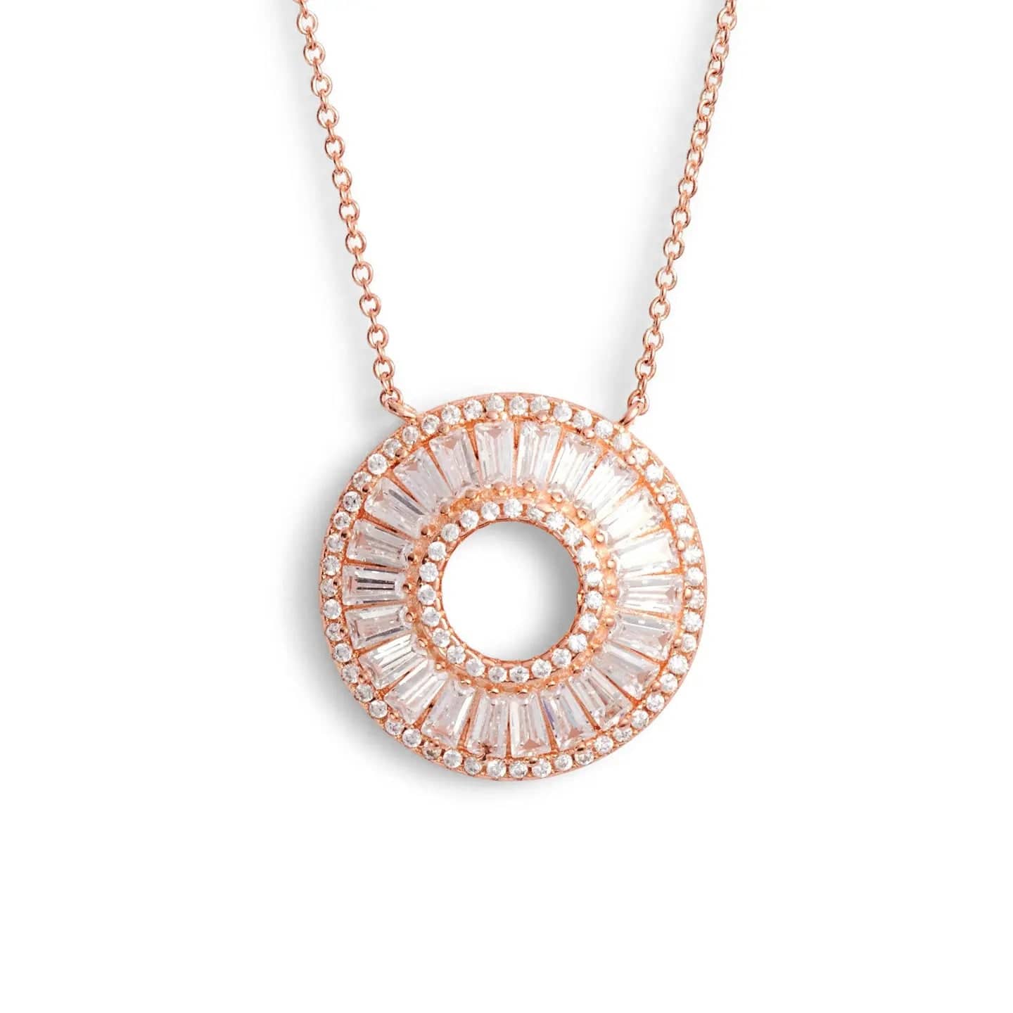 Baguette Necklace - Baza Boutique