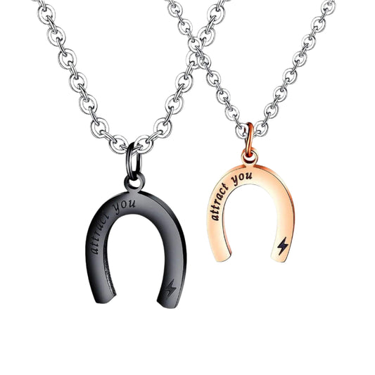 Horse shoe Necklace, Unique Personalized Jewelry for Her, Craft your daily wear necklace , Unisex Gift For Him - Baza Boutique 