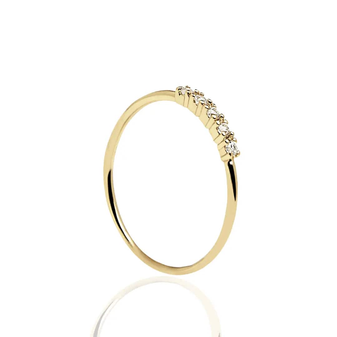 Dream Girl Ring • Colorful Crystal Ring • Minimalist Ring - Baza Boutique 