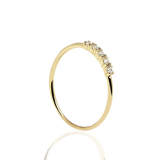 Dream Girl Ring • Colorful Crystal Ring • Minimalist Ring - Baza Boutique 