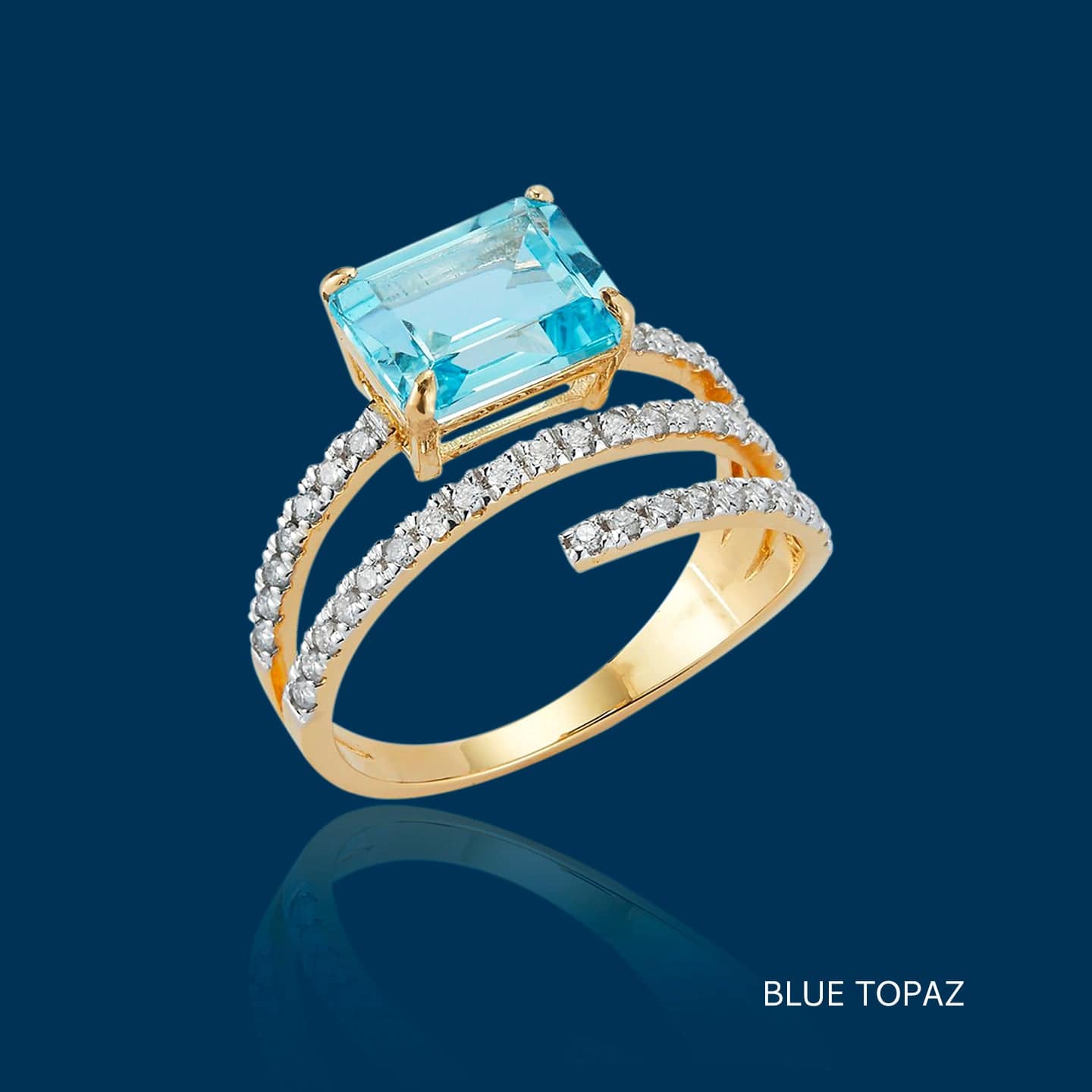 Double Swirl Ring - Custom Silver Jewelry for Her - Baza Boutique 