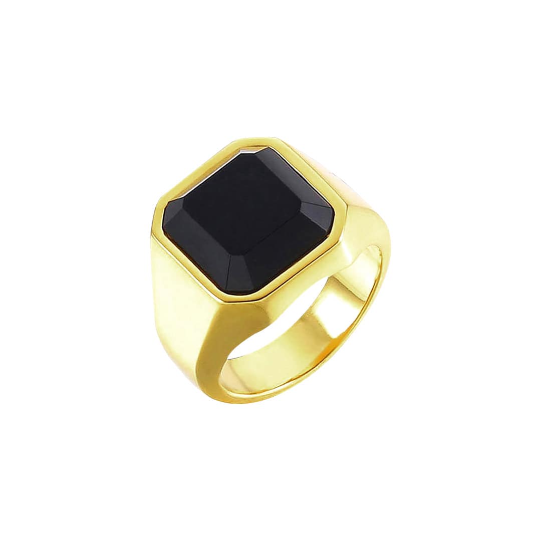 Black Onyx Ring - Baza Boutique