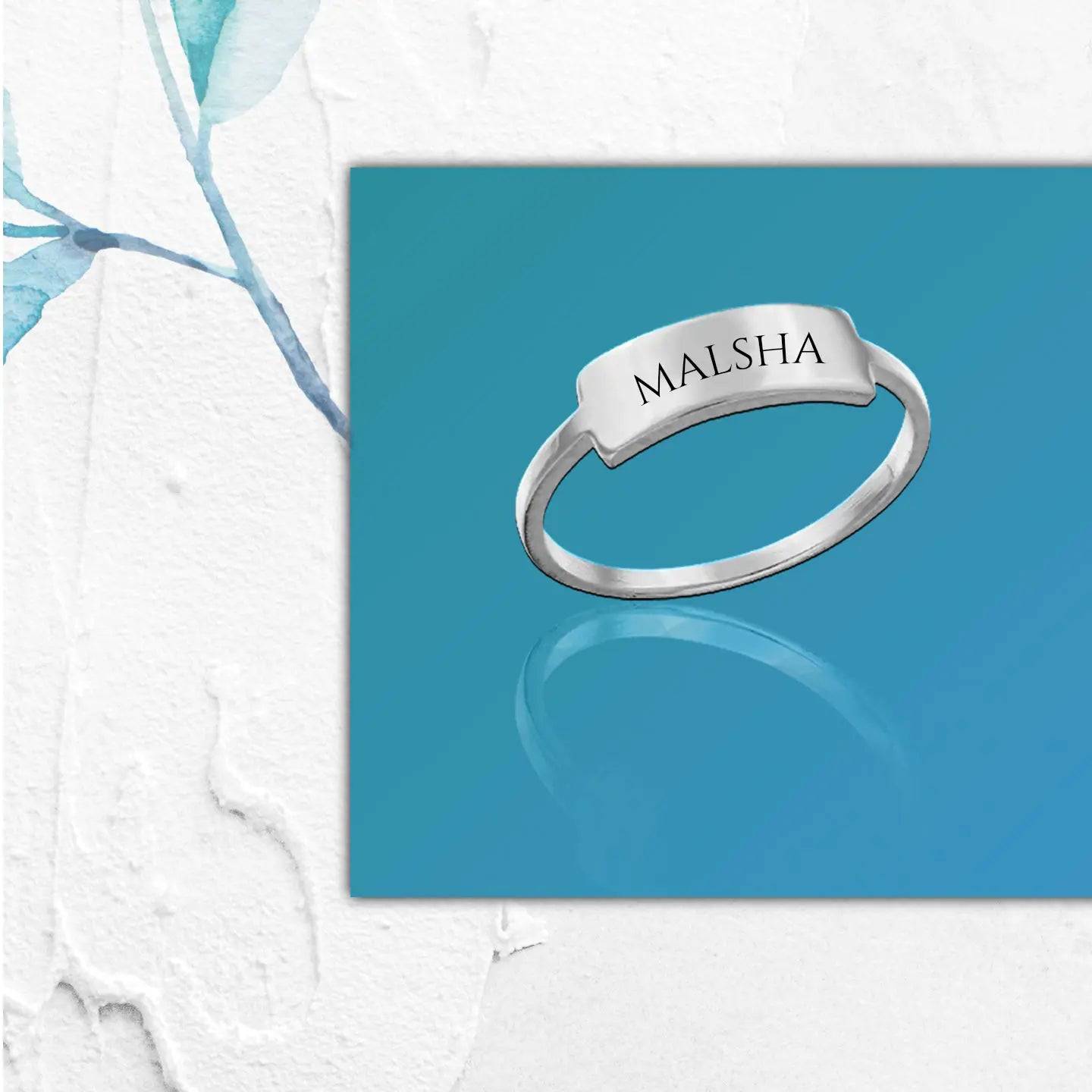 Plate Name Ring