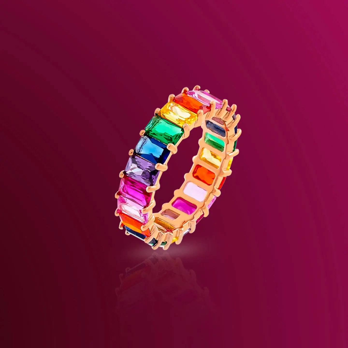 Rainbow Stacking Ring
