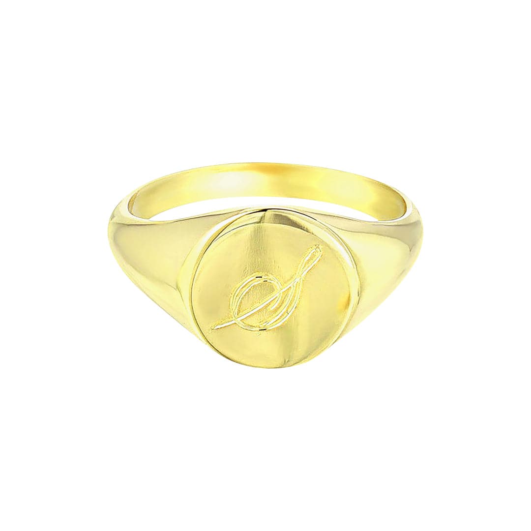 Vintage Signature Ring - Baza Boutique