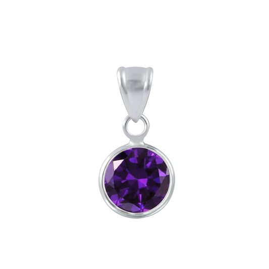 Violet Stone Pendant