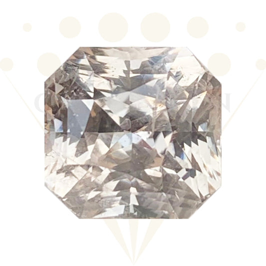 Champange Peach Sapphire 8.60 Cts, Unheated Blush Peach - CeylonFineGemsCo